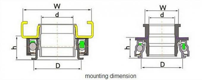 Drucklager der Automobil-Komponenten-Kupplungs-RCT4067A2RS/SF0859 0