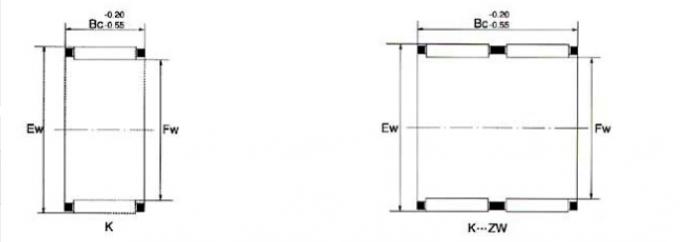 IKO-Marke K16 × 2 × 12 Radiallasts-Rollen-und Käfig-Versammlungen 0