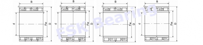 Vierreihiger Messing-Käfig des Zylinderrollenlager-314190 FC3246130 mit ISO-Bescheinigung 0