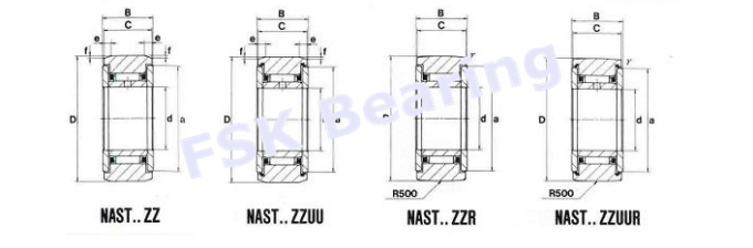 Radial-unterschiedliche gestützte Nadel NAST 35 ZZ, die Identifikation 35 Millimeter trägt 1