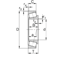 Präzisions-Kegelrollenlager-Chromstahl 90mm ABEC -7 TR 9015038 × 150mm × 38,5 Millimeter 0