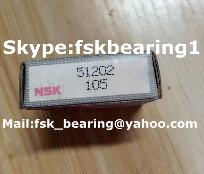 Kundenspezifische Miniaturkugellager Japans NSK 51202 15mm x 32mm x 12mm 3