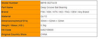 NonStandard BBYB 362744 B Deep Groove Ball Bearing Roller Followers ROHS / UL / SGS