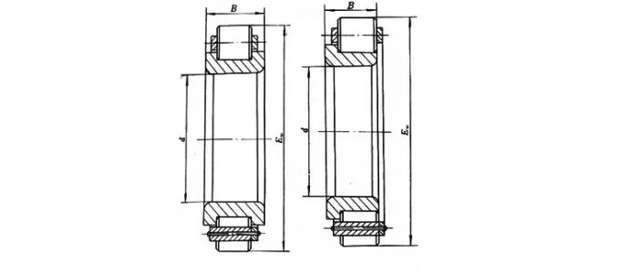 Messingzylinderrollenlager-Exzenterlager 60 des käfig-RN312M × 130 × 31mm 0