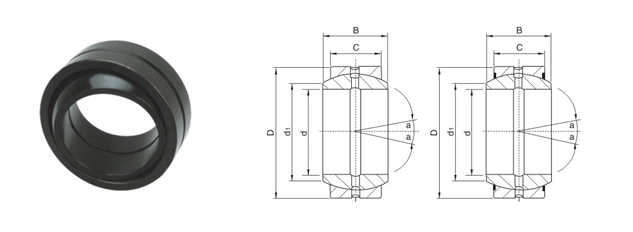 ABEC -5, Gleitlager-Gelenk-radialkugellager GEs 90 ES -2RS kugelförmiges haltbar 0