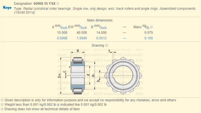 609 08-15 YRP Exzenterzylinderrollenlager mit Exzenterspannring, Identifikation 15mm 0